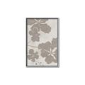 Picture of Floral  Shapes in Beaver Brown IV _GroupedProduct_Rectangle_Portrait_Canvas_Framed_