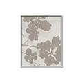 Picture of Floral  Shapes in Beaver Brown IV _GroupedProduct_Rectangle_Portrait_Canvas_Framed_