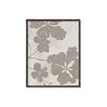 Picture of Floral  Shapes in Beaver Brown IV _GroupedProduct_Rectangle_Portrait_Canvas_Framed_
