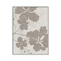 Picture of Floral  Shapes in Beaver Brown IV _GroupedProduct_Rectangle_Portrait_Canvas_Framed_
