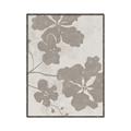 Picture of Floral  Shapes in Beaver Brown IV _GroupedProduct_Rectangle_Portrait_Canvas_Framed_