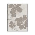 Picture of Floral  Shapes in Beaver Brown IV _GroupedProduct_Rectangle_Portrait_Canvas_Framed_