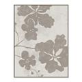 Picture of Floral  Shapes in Beaver Brown IV _GroupedProduct_Rectangle_Portrait_Canvas_Framed_