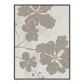 Picture of Floral  Shapes in Beaver Brown IV _GroupedProduct_Rectangle_Portrait_Canvas_Framed_