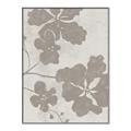 Picture of Floral  Shapes in Beaver Brown IV _GroupedProduct_Rectangle_Portrait_Canvas_Framed_