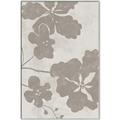 Picture of Floral  Shapes in Beaver Brown IV _GroupedProduct_Rectangle_Portrait_Canvas_Framed_