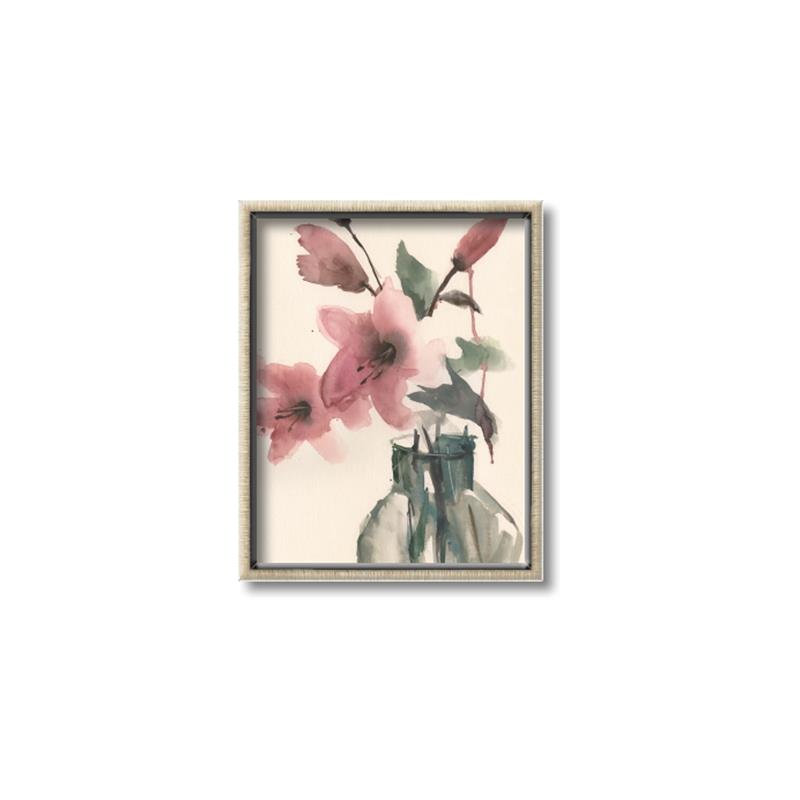 Picture of Pink Lily I _GroupedProduct_Rectangle_Portrait_Canvas_Framed_