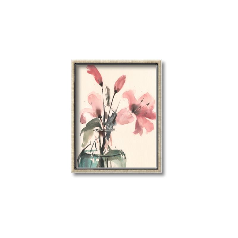 Picture of Pink Lily II _GroupedProduct_Rectangle_Portrait_Canvas_Framed_