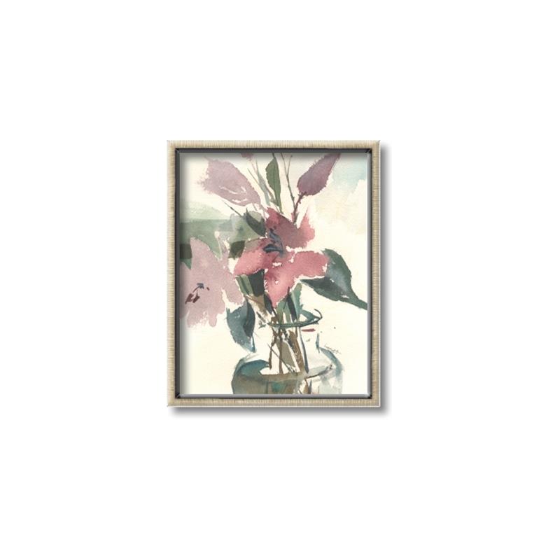 Picture of Pink Lily IV _GroupedProduct_Rectangle_Portrait_Canvas_Framed_