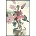 Picture of Pink Lily IV _GroupedProduct_Rectangle_Portrait_Canvas_Framed_