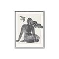 Picture of Seated Nude Woman _GroupedProduct_Rectangle_Portrait_Canvas_Framed_
