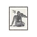 Picture of Seated Nude Woman _GroupedProduct_Rectangle_Portrait_Canvas_Framed_