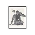 Picture of Seated Nude Woman _GroupedProduct_Rectangle_Portrait_Canvas_Framed_