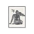 Picture of Seated Nude Woman _GroupedProduct_Rectangle_Portrait_Canvas_Framed_