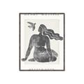Picture of Seated Nude Woman _GroupedProduct_Rectangle_Portrait_Canvas_Framed_
