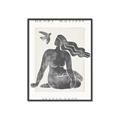 Picture of Seated Nude Woman _GroupedProduct_Rectangle_Portrait_Canvas_Framed_