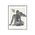 Picture of Seated Nude Woman _GroupedProduct_Rectangle_Portrait_Canvas_Framed_