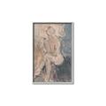 Picture of Unknown Seated Woman I _GroupedProduct_Rectangle_Portrait_Canvas_Framed_