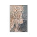 Picture of Unknown Seated Woman I _GroupedProduct_Rectangle_Portrait_Canvas_Framed_