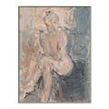 Picture of Unknown Seated Woman I _GroupedProduct_Rectangle_Portrait_Canvas_Framed_