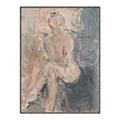 Picture of Unknown Seated Woman I _GroupedProduct_Rectangle_Portrait_Canvas_Framed_