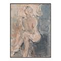 Picture of Unknown Seated Woman I _GroupedProduct_Rectangle_Portrait_Canvas_Framed_