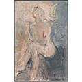 Picture of Unknown Seated Woman I _GroupedProduct_Rectangle_Portrait_Canvas_Framed_