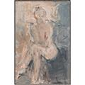 Picture of Unknown Seated Woman I _GroupedProduct_Rectangle_Portrait_Canvas_Framed_