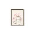 Picture of Paris Perfume and Roses _GroupedProduct_Rectangle_Portrait_Canvas_Framed_