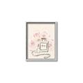 Picture of Paris Perfume and Roses _GroupedProduct_Rectangle_Portrait_Canvas_Framed_