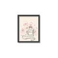Picture of Paris Perfume and Roses _GroupedProduct_Rectangle_Portrait_Canvas_Framed_