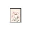 Picture of Paris Perfume and Roses _GroupedProduct_Rectangle_Portrait_Canvas_Framed_