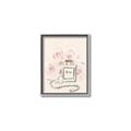 Picture of Paris Perfume and Roses _GroupedProduct_Rectangle_Portrait_Canvas_Framed_