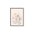 Picture of Paris Perfume and Roses _GroupedProduct_Rectangle_Portrait_Canvas_Framed_