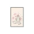Picture of Paris Perfume and Roses _GroupedProduct_Rectangle_Portrait_Canvas_Framed_