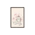 Picture of Paris Perfume and Roses _GroupedProduct_Rectangle_Portrait_Canvas_Framed_