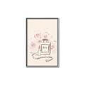 Picture of Paris Perfume and Roses _GroupedProduct_Rectangle_Portrait_Canvas_Framed_