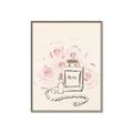 Picture of Paris Perfume and Roses _GroupedProduct_Rectangle_Portrait_Canvas_Framed_