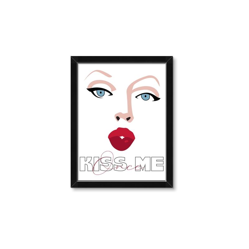 Picture of Kiss Me _GroupedProduct_Rectangle_Portrait_Framed_Matted_