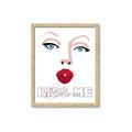 Picture of Kiss Me _GroupedProduct_Rectangle_Portrait_Framed_Matted_