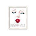 Picture of Kiss Me _GroupedProduct_Rectangle_Portrait_Framed_Matted_
