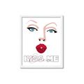 Picture of Kiss Me _GroupedProduct_Rectangle_Portrait_Framed_Matted_