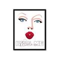 Picture of Kiss Me _GroupedProduct_Rectangle_Portrait_Framed_Matted_