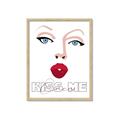 Picture of Kiss Me _GroupedProduct_Rectangle_Portrait_Framed_Matted_