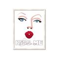 Picture of Kiss Me _GroupedProduct_Rectangle_Portrait_Framed_Matted_