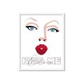 Picture of Kiss Me _GroupedProduct_Rectangle_Portrait_Framed_Matted_