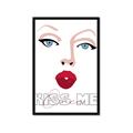Picture of Kiss Me _GroupedProduct_Rectangle_Portrait_Framed_Matted_