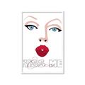Picture of Kiss Me _GroupedProduct_Rectangle_Portrait_Framed_Matted_
