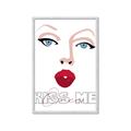 Picture of Kiss Me _GroupedProduct_Rectangle_Portrait_Framed_Matted_