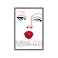 Picture of Kiss Me _GroupedProduct_Rectangle_Portrait_Framed_Matted_